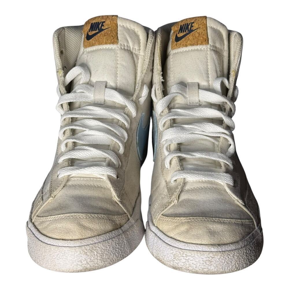 Nike Blazer Mid ‘77 Plant Dye “Fig 1” Floral Embroidery Women’s 8.5 DC8246-100 - Picture 6 of 11